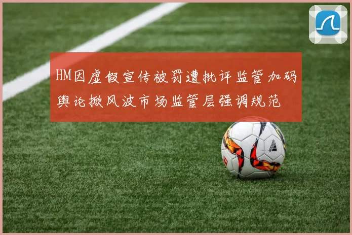 HM因虚假宣传被罚遭批评监管加码舆论掀风波市场监管层强调规范
